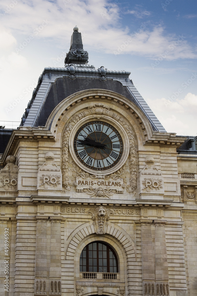 Paris Orleans Station Clock, Paris, France