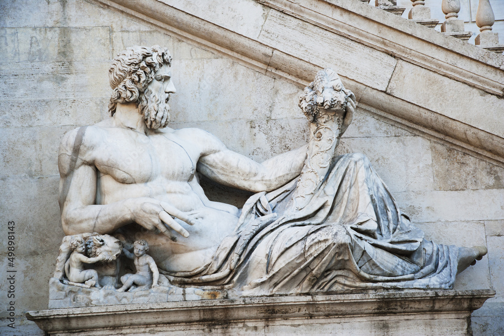 Fountain statue, Vittorio Emanuele Monument, Italy