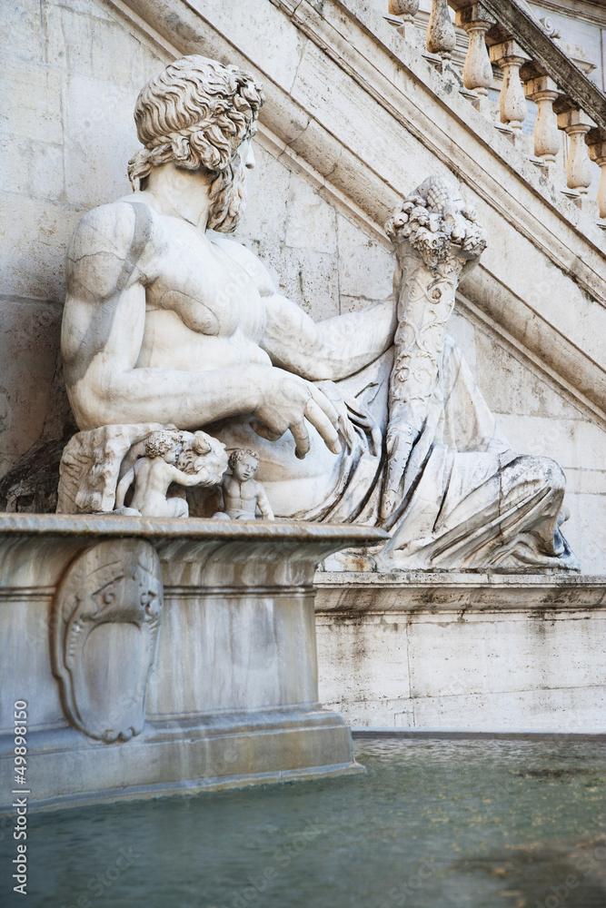 Fountain statue, Vittorio Emanuele Monument, Italy