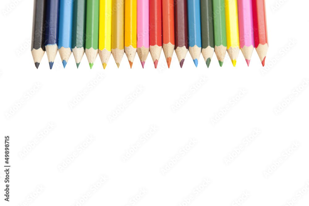 Colored pencils. Colored pencils.