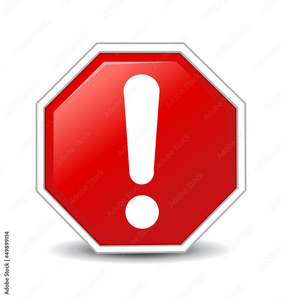 Red Exclamation Sign Red Exclamation Sign