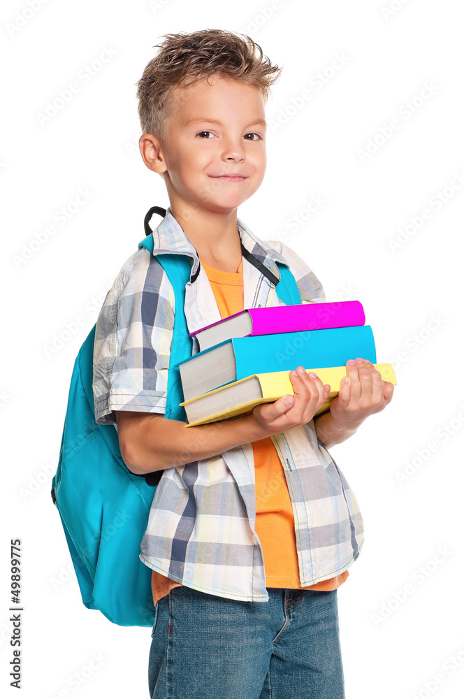Boy with books Boy with books