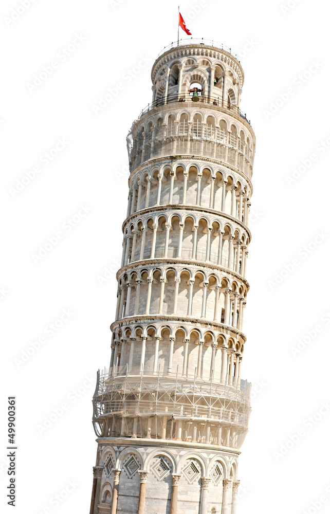 The eaning tower of Pisa, Italy