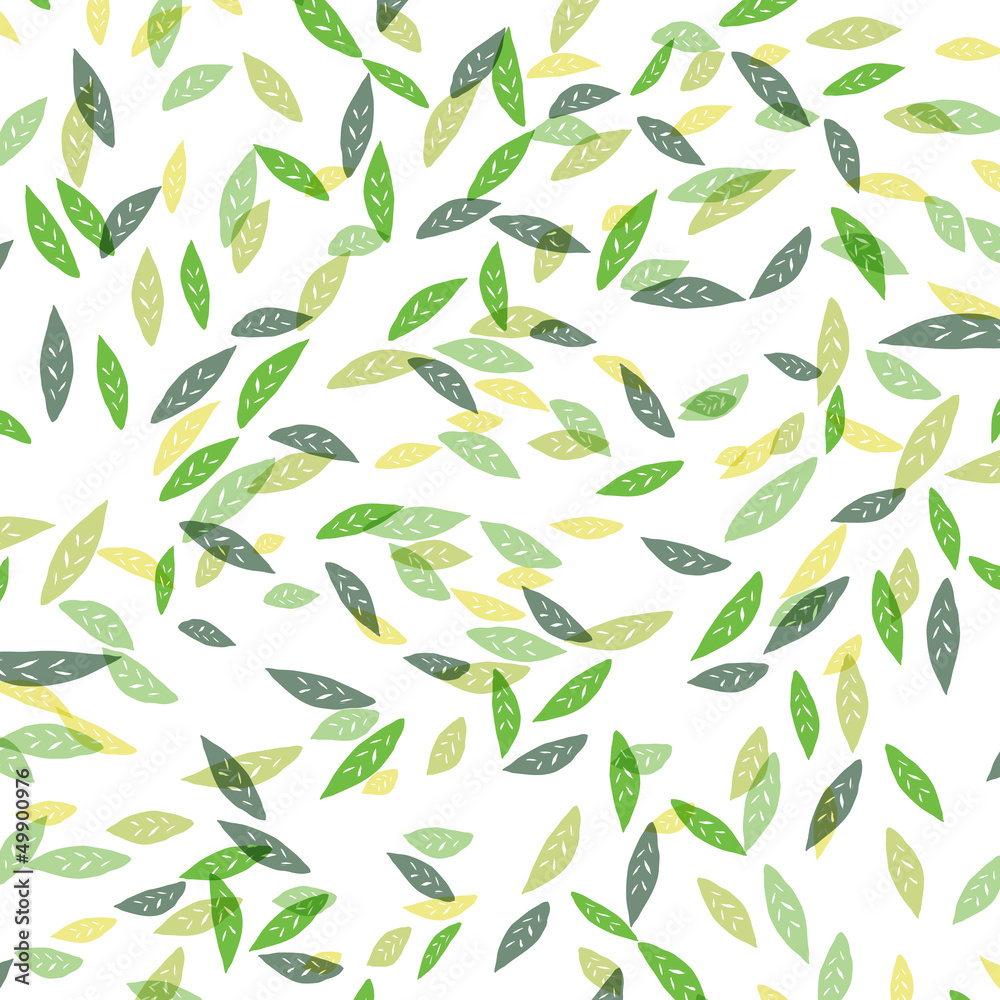 Green leaves background seamless. Green leaves background seamless.