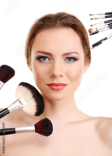 portrait of beautiful woman...