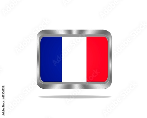 Free Download Metal France flag. - GFXLoad