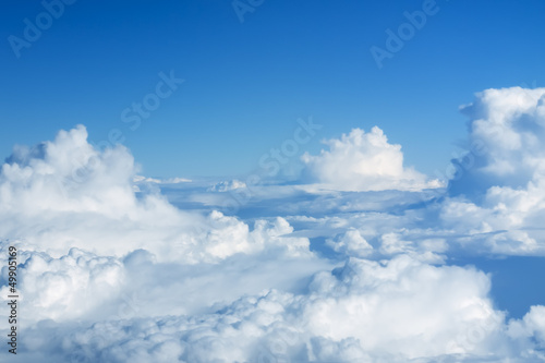 Fototapeta Naklejka Na Ścianę i Meble -  flight over the clouds