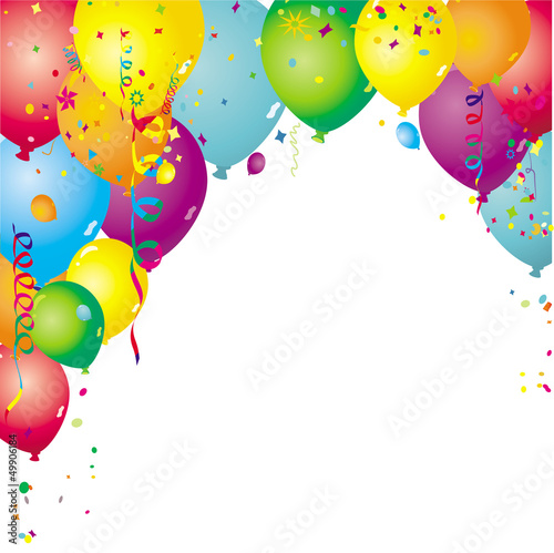 Bunter Luftballonhintergrund