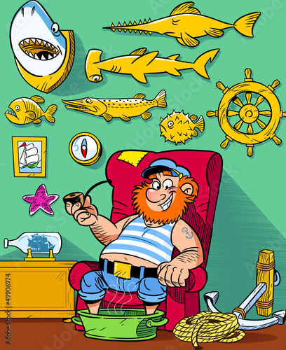 Captain on vacation
