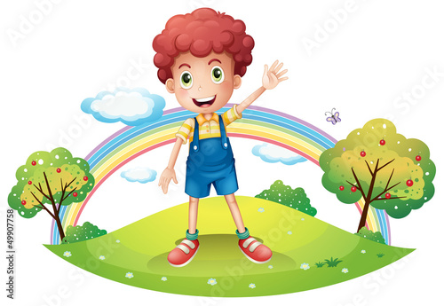 The boy and the rainbow