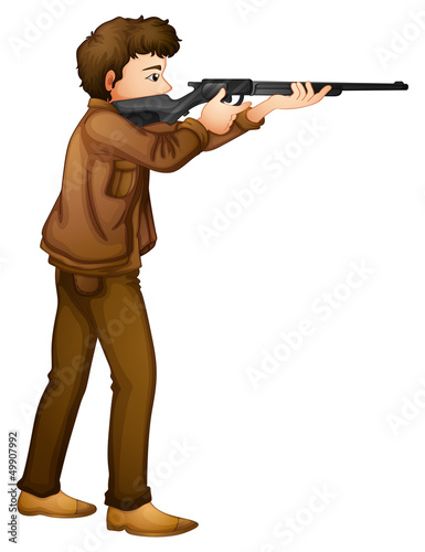 A male hunter