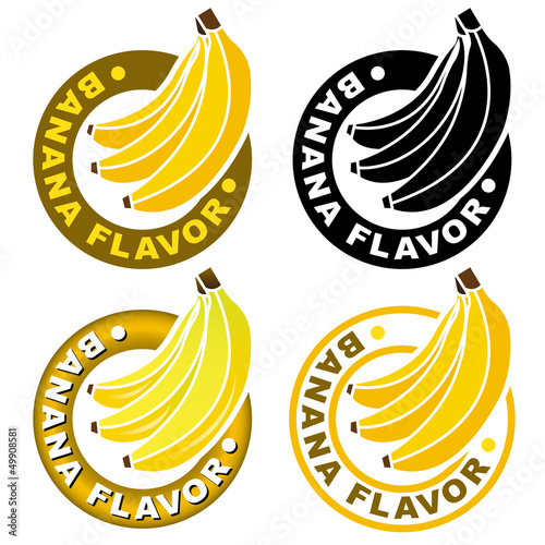 Banana Flavor Seal / Mark