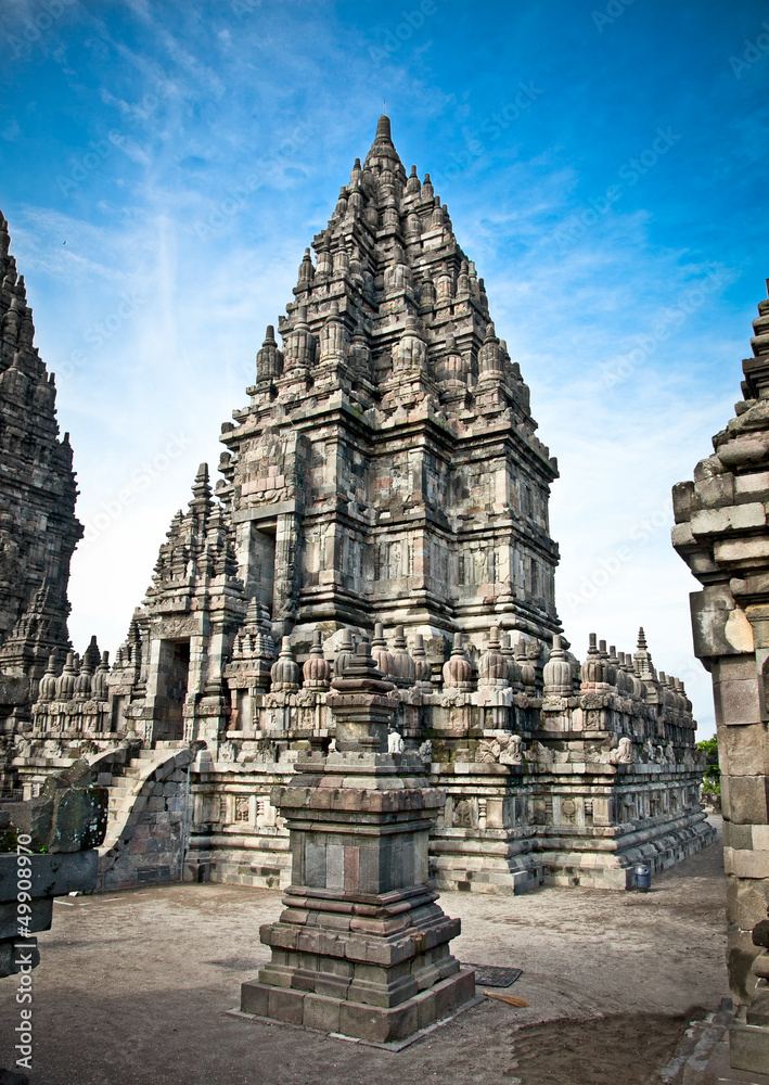 Prambanan temple near to Yogyakarta , Java, Indonesia.