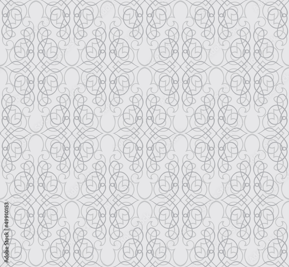 Retro seamless pattern. floral background. Vintage Ornament.