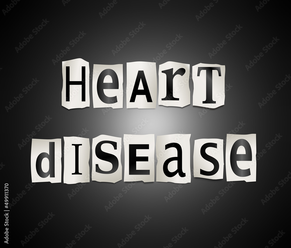 Heart disease concept. Heart disease concept.