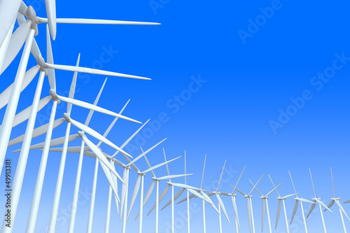 Fotografia Modern windmills