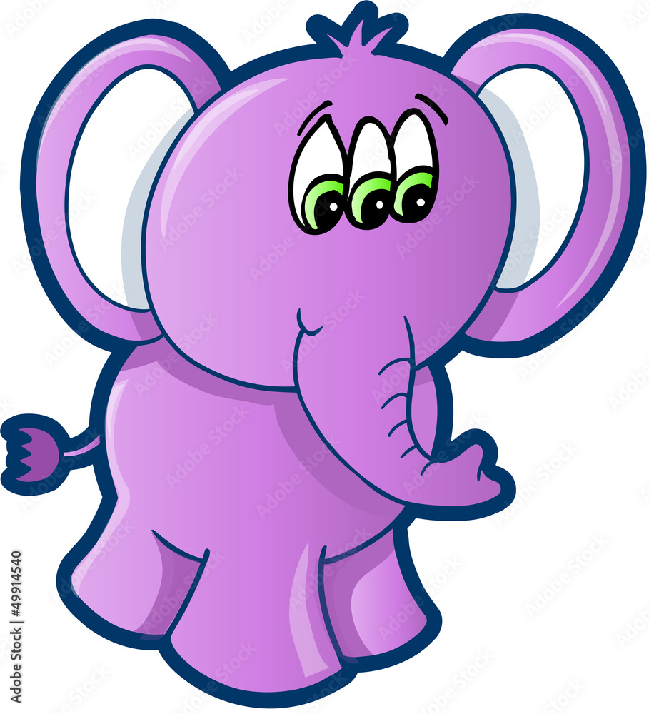 Fototapeta premium Alien Elephant Vector