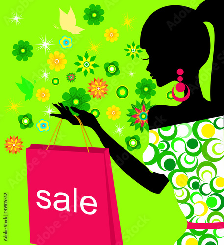 Spring girl on sale