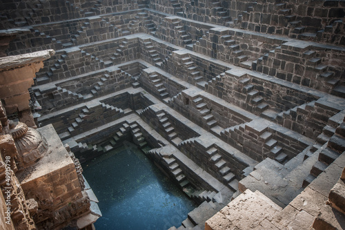 Chand Baori, one of the deepest stepwells in India photo