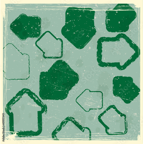 Grunge Abstract Geometrical Design