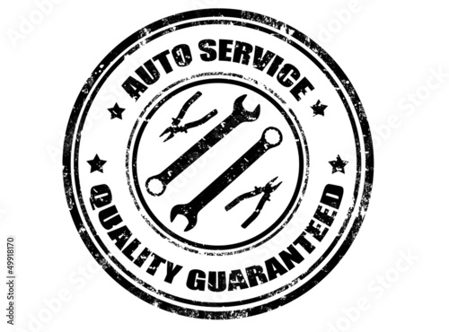 Auto service stamp