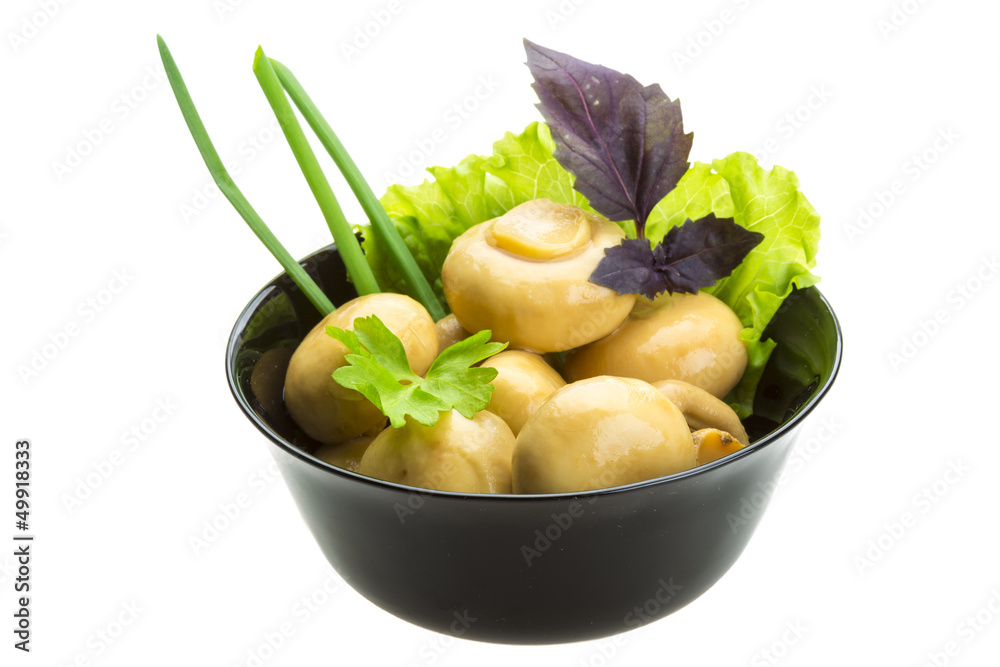 Ripe fresh Champignon