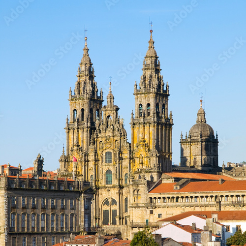 Canvastavla Cathedral of Santiago de Compostela in Spain.