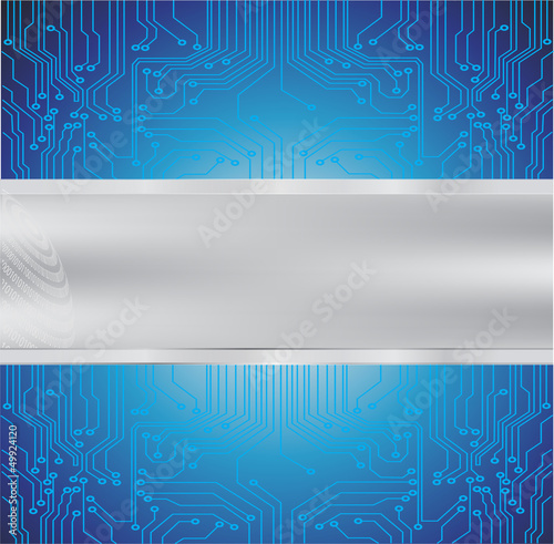 technology abstract background - vector illustration