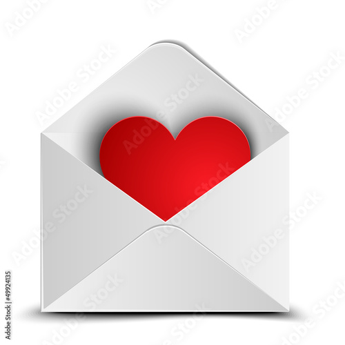 Heart mail photo