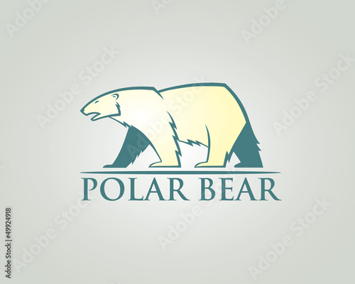Polar bear label