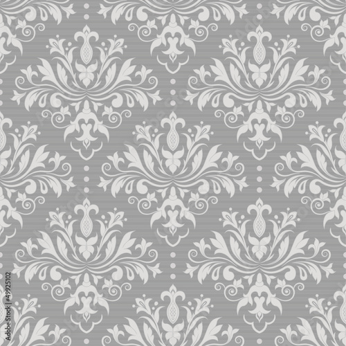 Vector damask pattern element