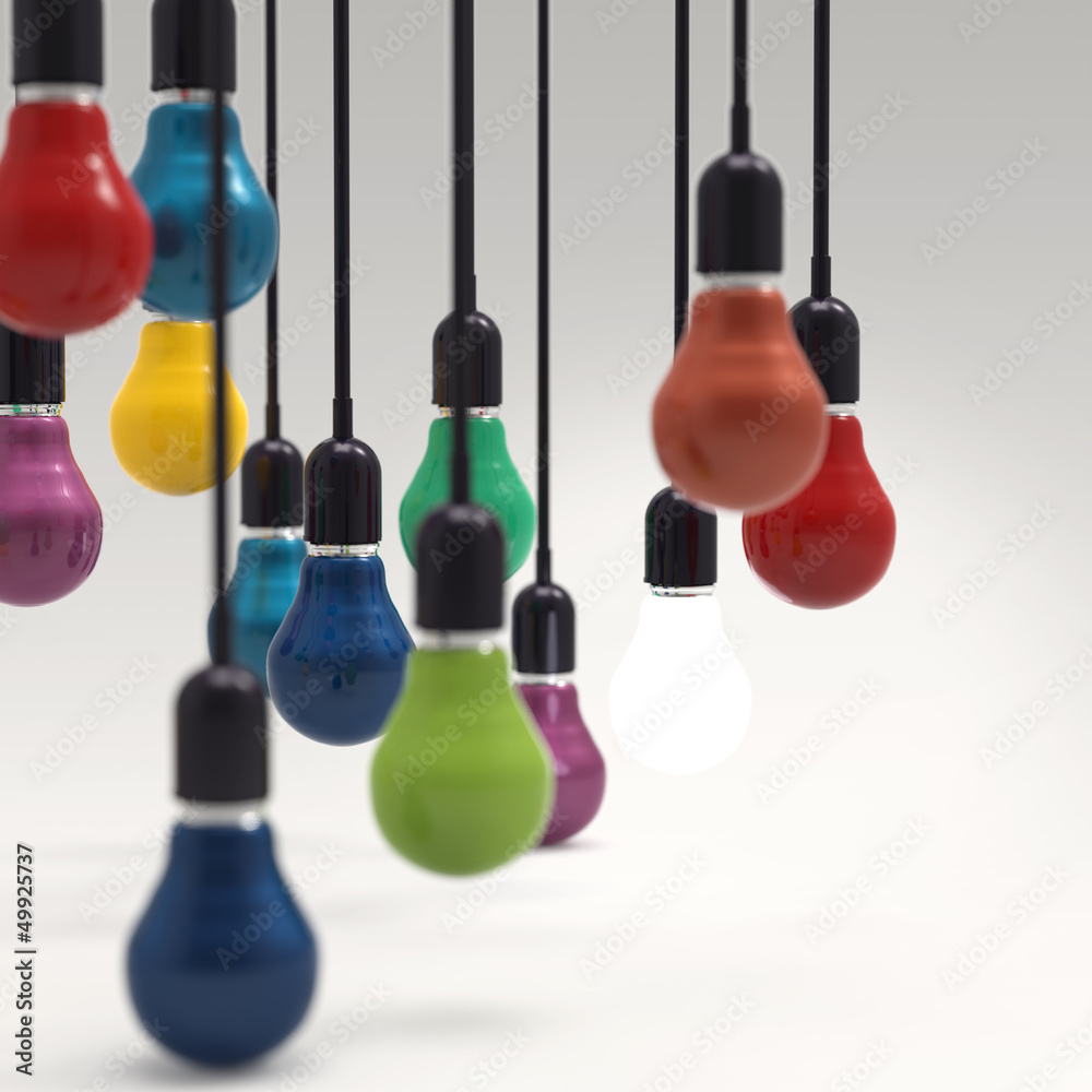 creative idea and leadership concept light bulb creative idea and leadership concept light bulb