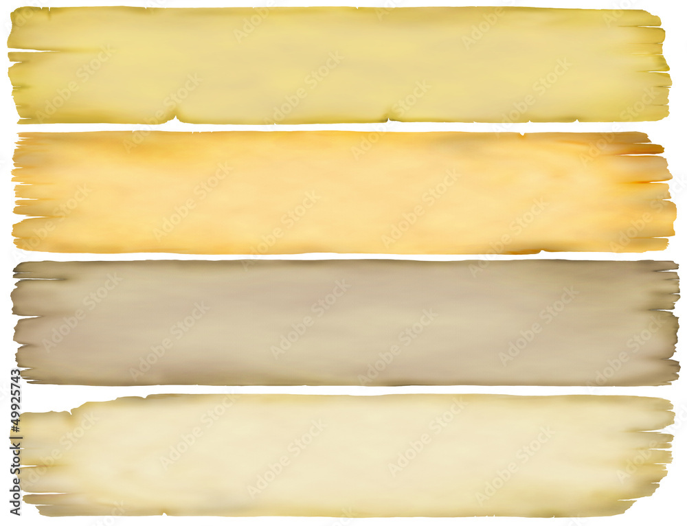 Obraz premium Vintage Paper Banners