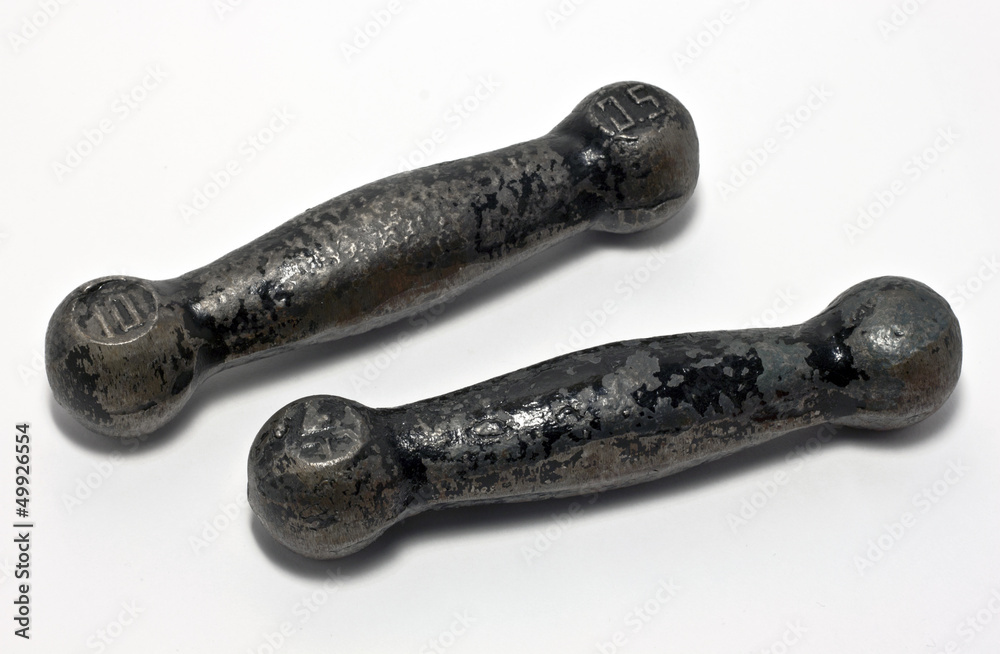 Old dumb-bells