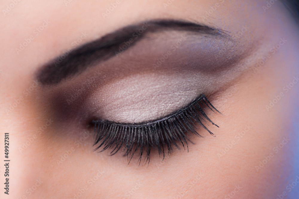 Naklejka premium Eye macro
