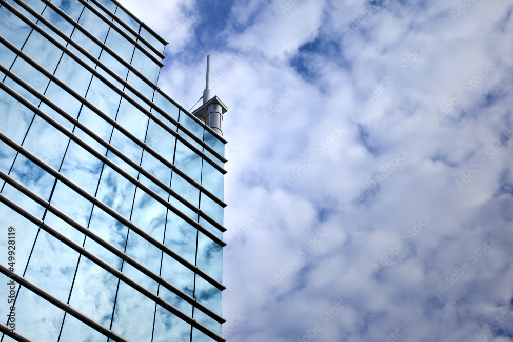Obraz premium Immeuble, immobilier, bureaux, urbain, ville, architecture