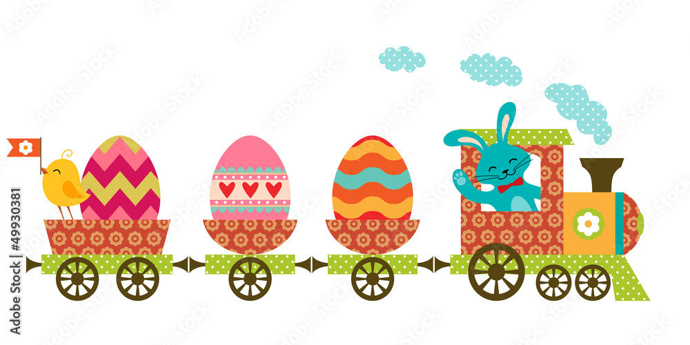 Fototapeta premium Easter train