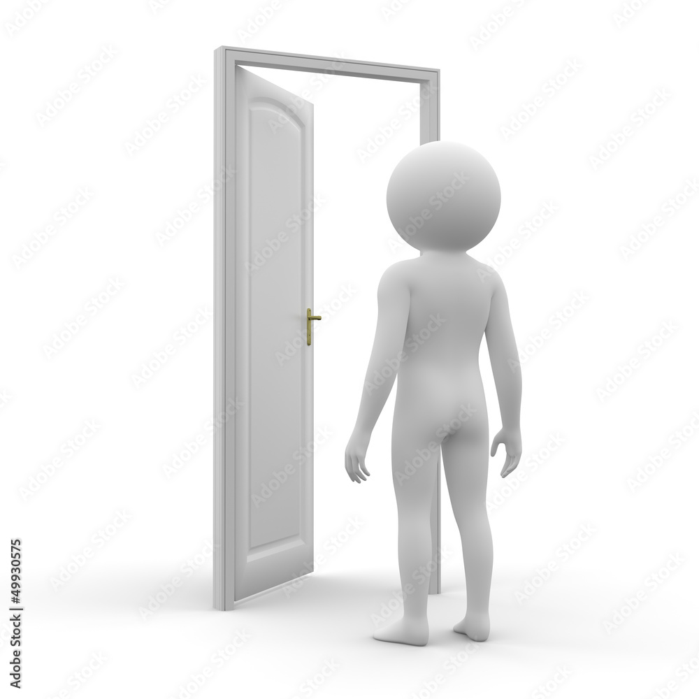 3d human - door 3d human - door