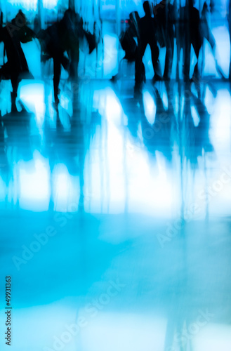 city business people abstract background