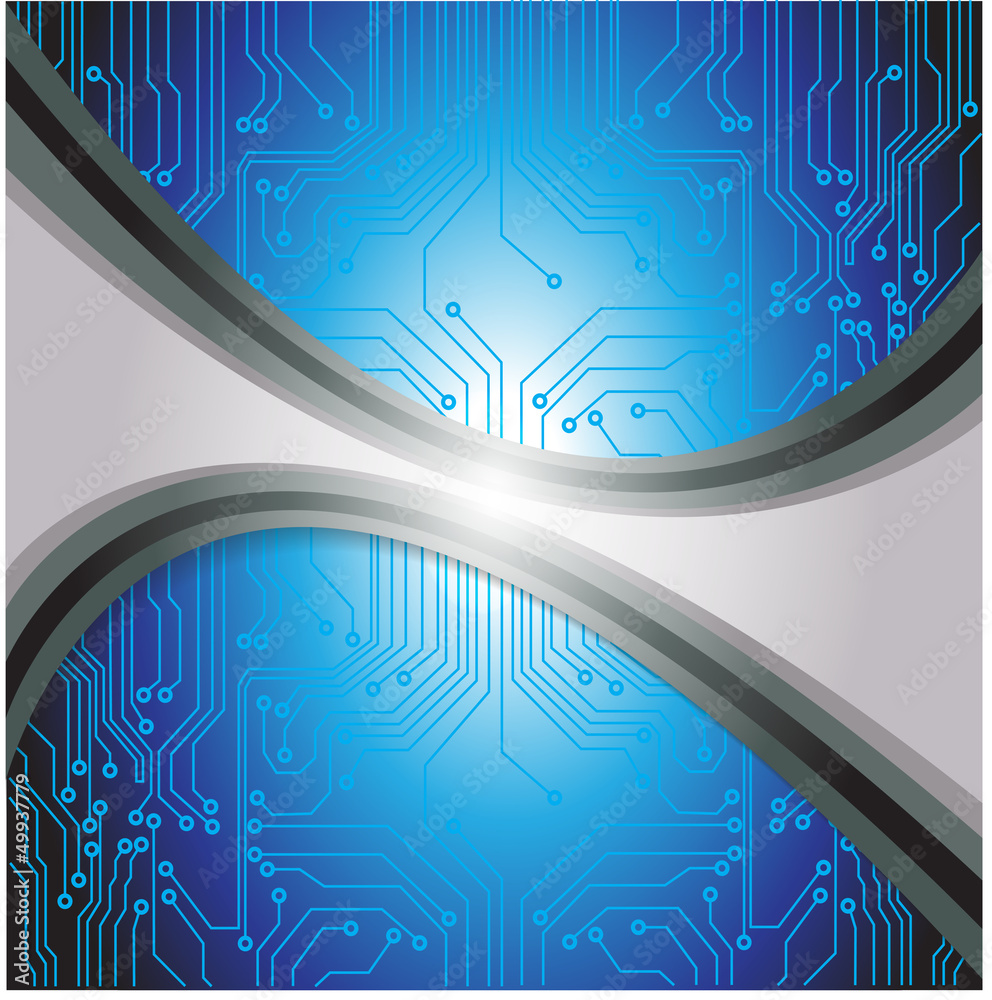 technology abstract background - vector illustration