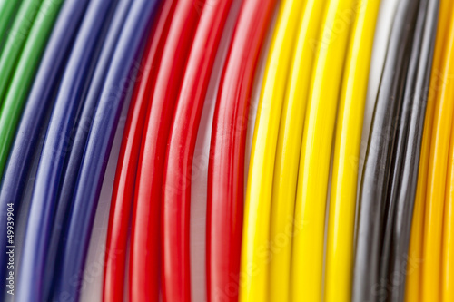 Colorful plastic masterbatch tubes