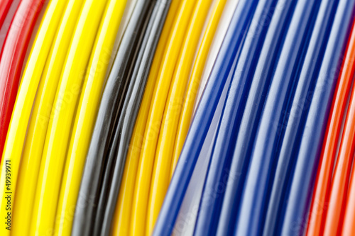 Colorful plastic masterbatch tubes