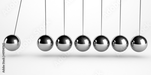 newton pendulum isolated