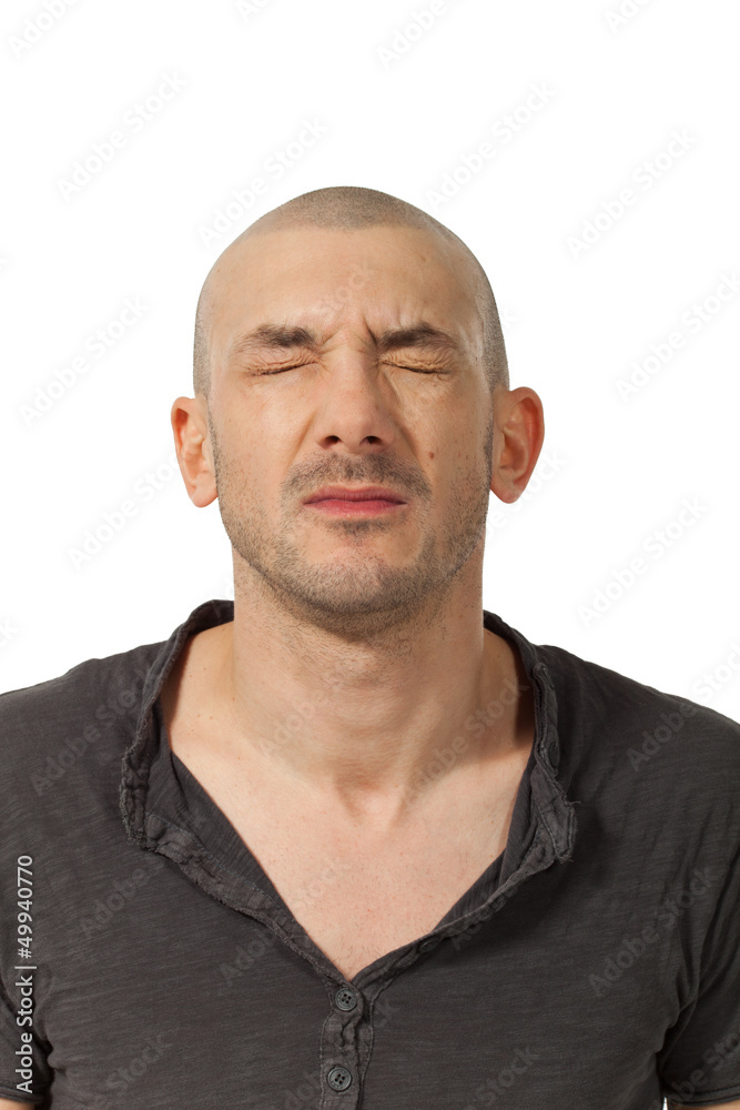 Fototapeta premium man on white background