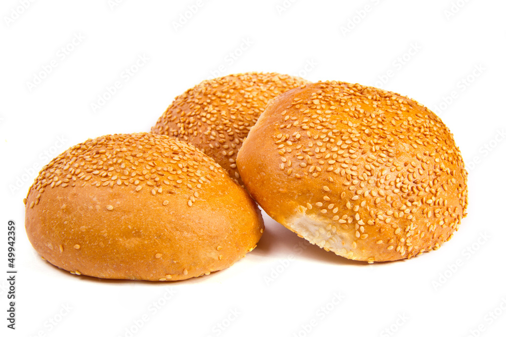 Bun with sesame seeds