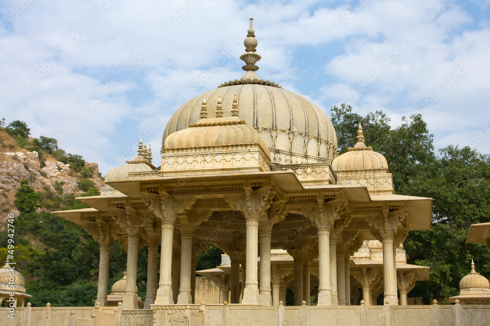 Gatore Ki Chhatriyan, Jaipur, Rajasthan, India.