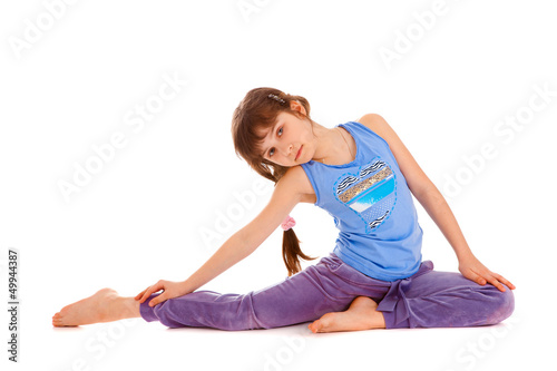 girl  gymnast , isolated © cs333