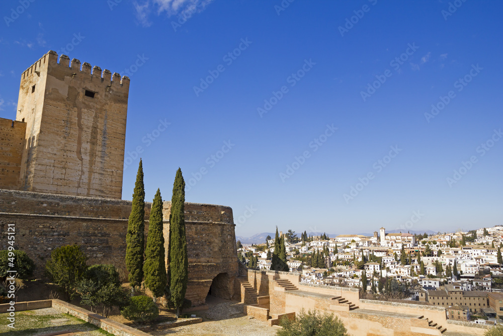 Alcazaba of Alhambra and Granada