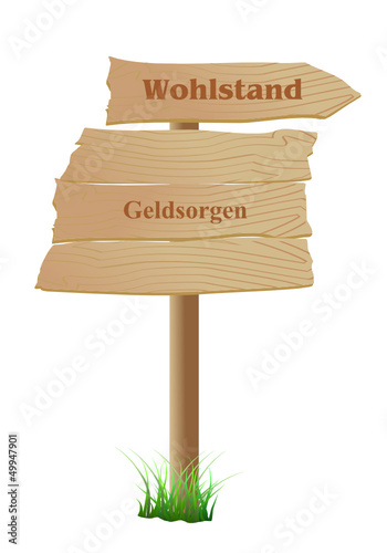 Geldsorgen - Wohlstand