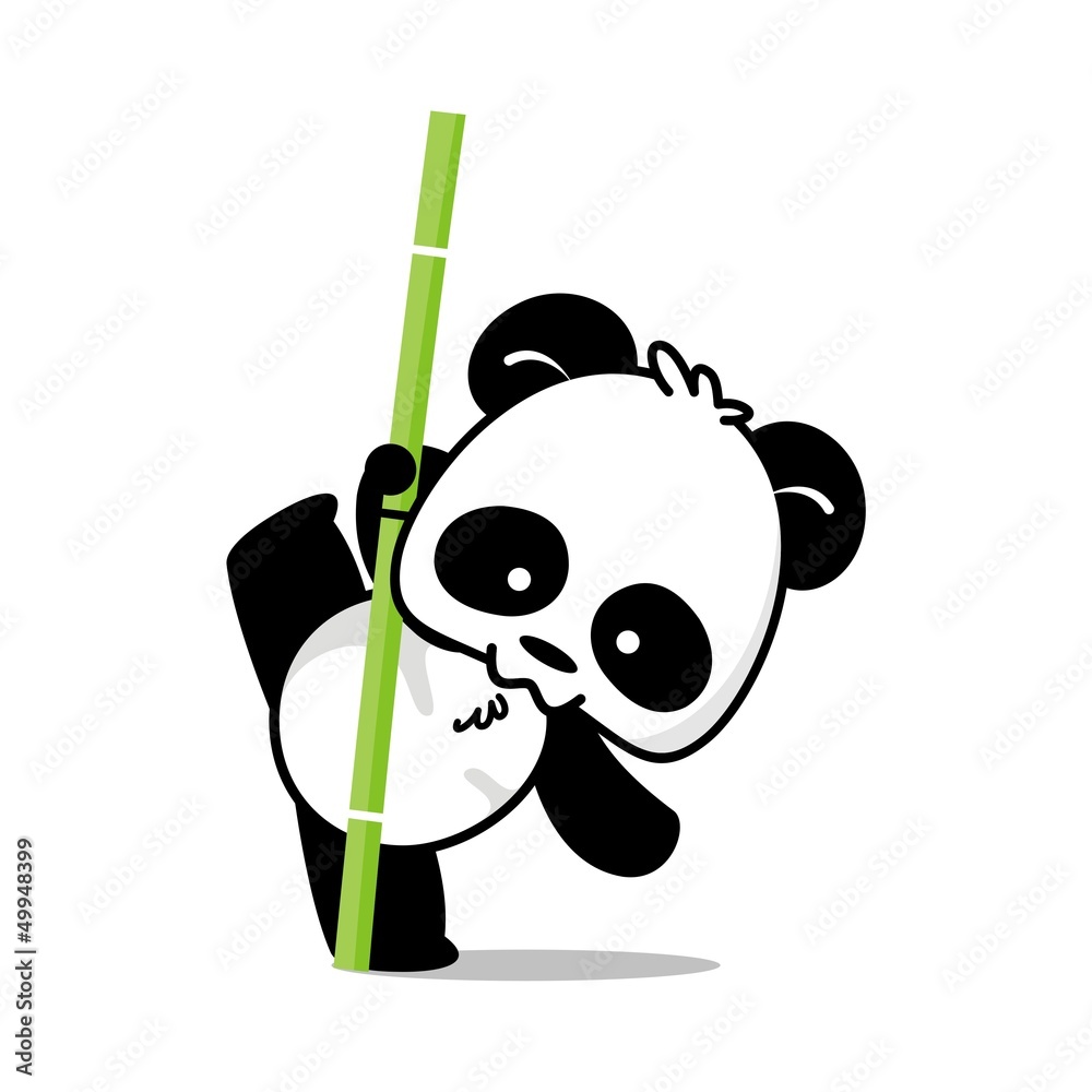 Panda Style 4 Stock ベクター | Adobe Stock